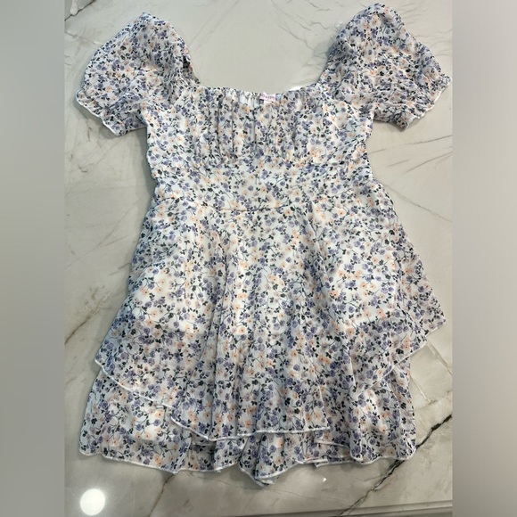 Size Medium- Honey and Sparkle Romper Dress - Picture 4 of 4